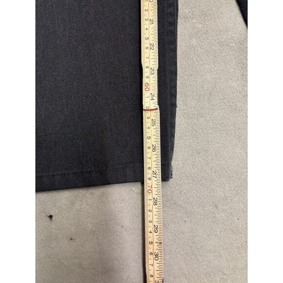 Ben Davis Pants Mens 48x30 Charcoal Twill Workwear Plenty Tough Patch Gray - Picture 3 of 9